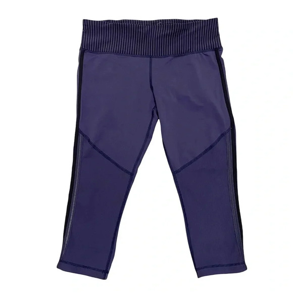 Lululemon Race With Grace Crop leggings in Cadet Blue/Purple Women’s Size 8 - Picture 2 of 6